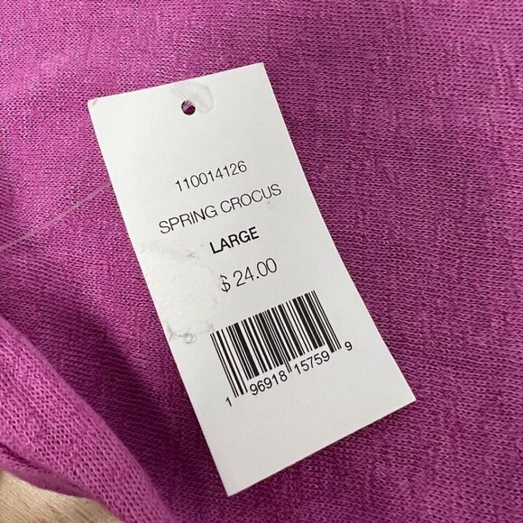 Daily Thread Women Pink Knitted V-Neck Long Sleeves Sweater Top Size Large New - Picture 9 of 9